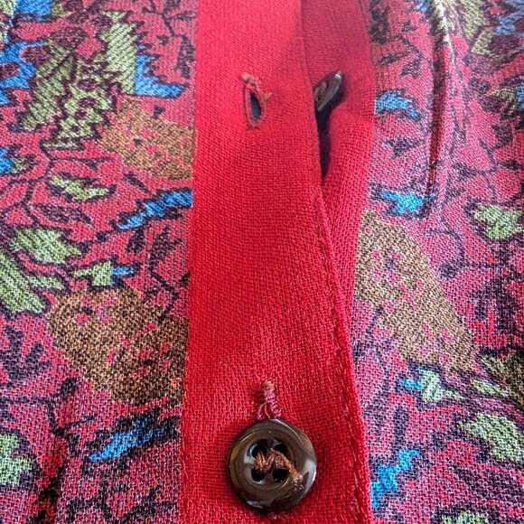 KAUNOTAR made in FINLAND high end dress Sz 10 BELT & BOW 100% VISCOSE A GEM !! - Picture 8 of 16